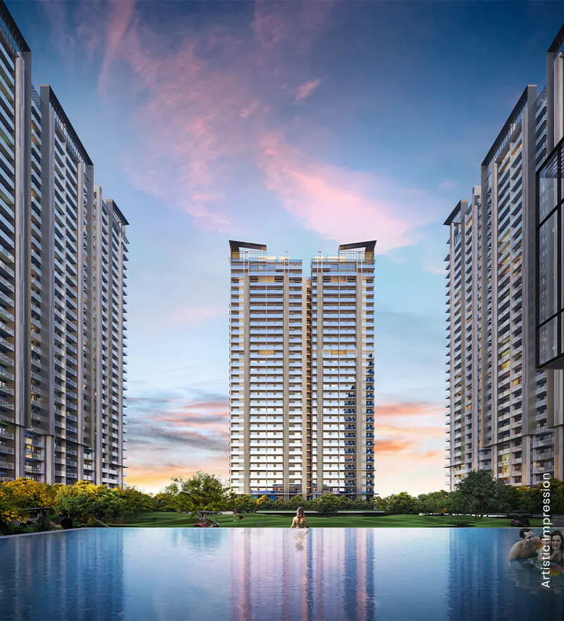 M3M Golf Hills — developer architectural visual 2