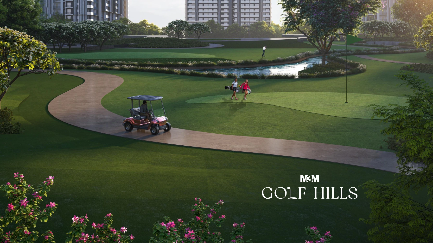 M3M Golf Hills architectural illustration