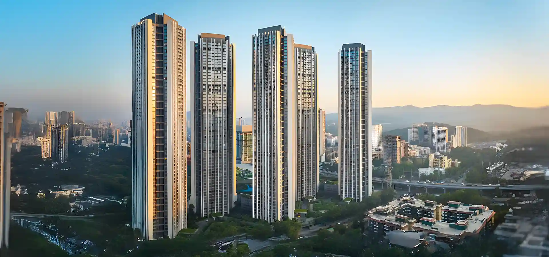 Oberoi 360 North — Phase 1 architectural illustration