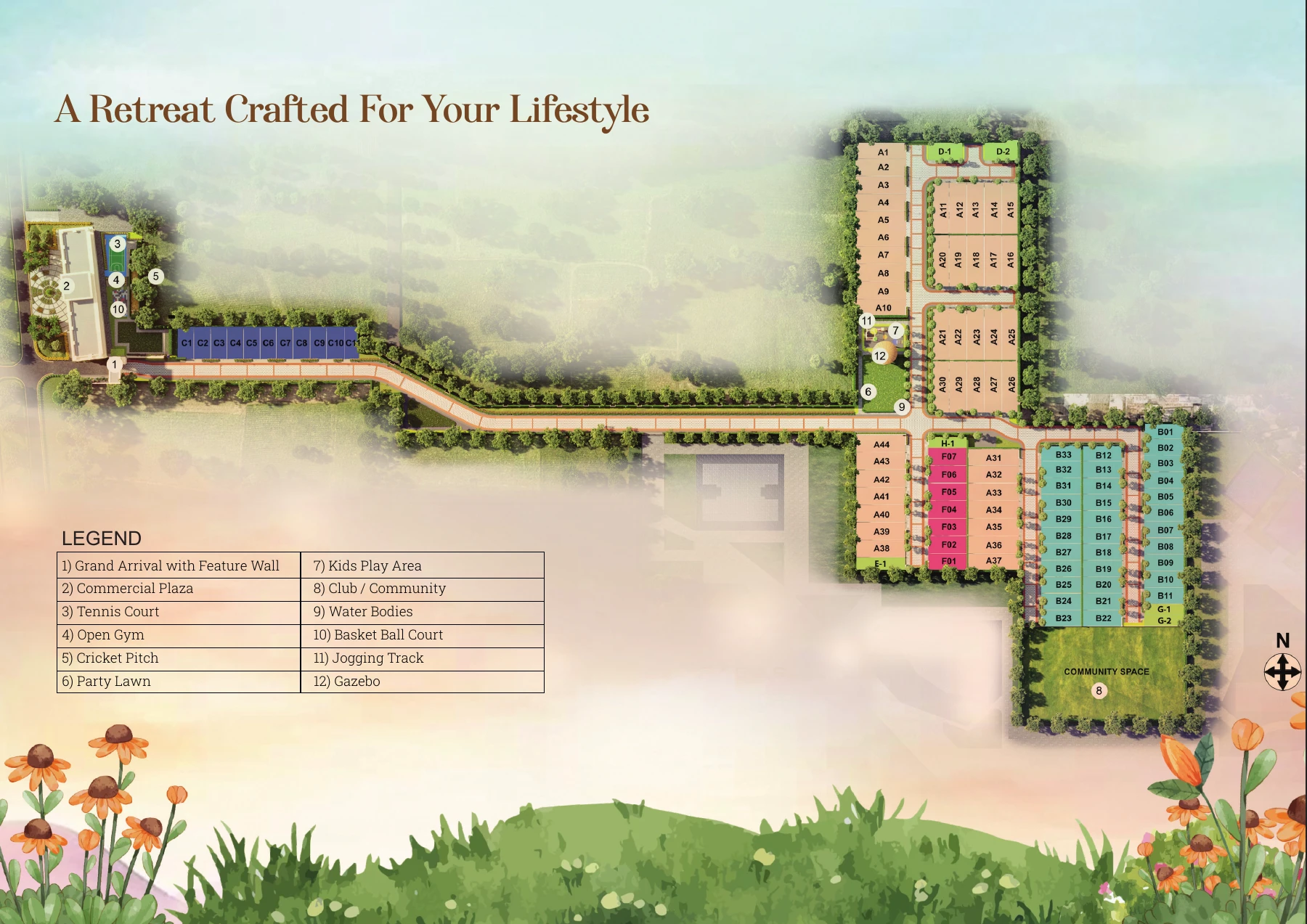 Paras Florett — site plan