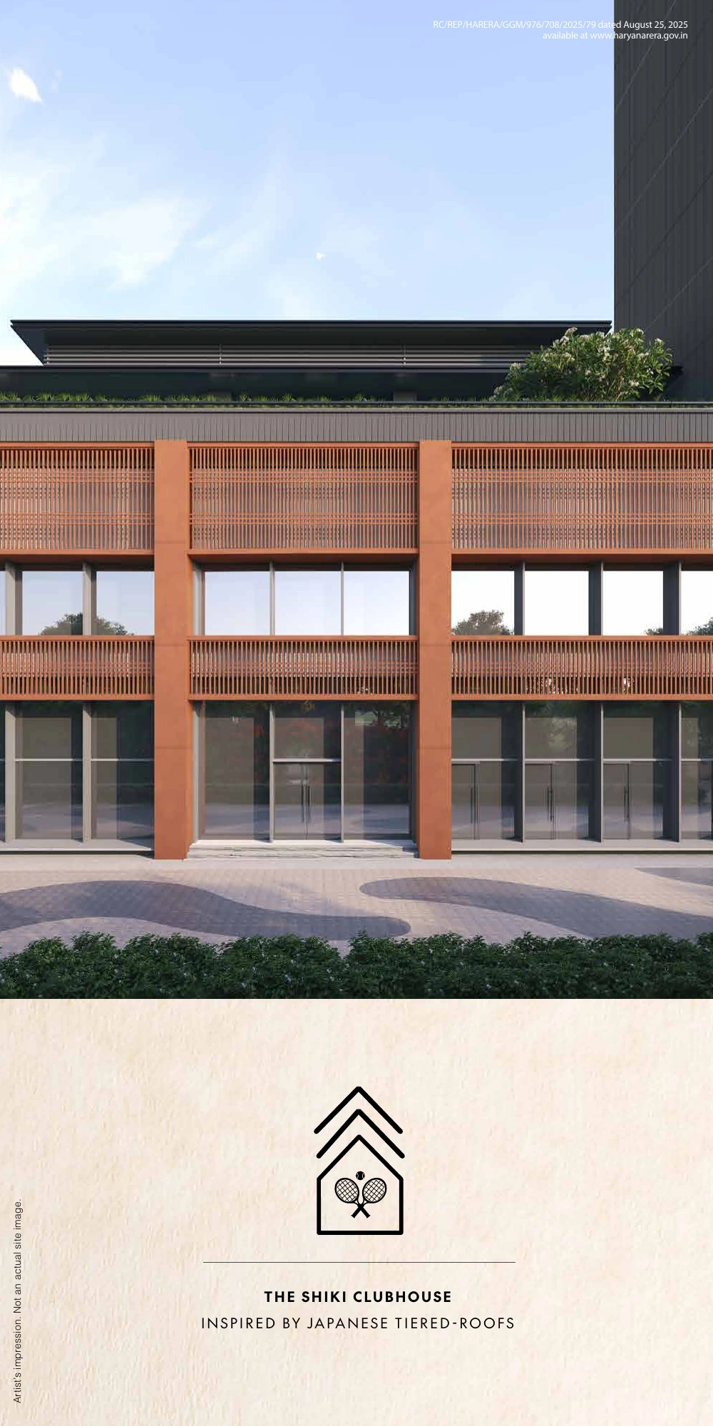 Godrej Sora — Shiki Clubhouse (brochure illustration)