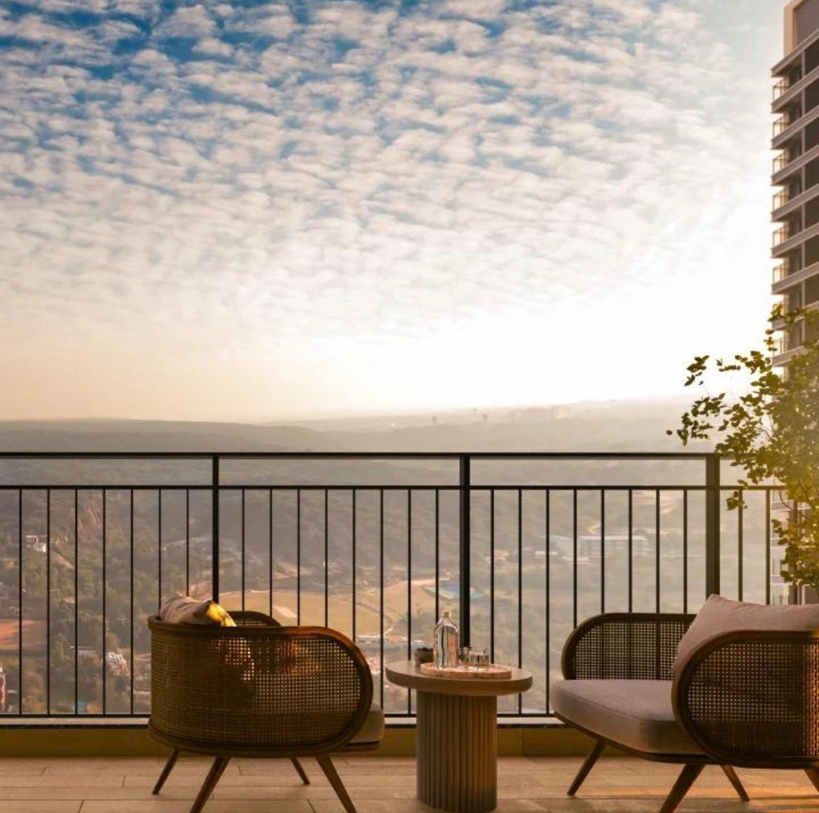 Sobha Crescent — balcony outlook