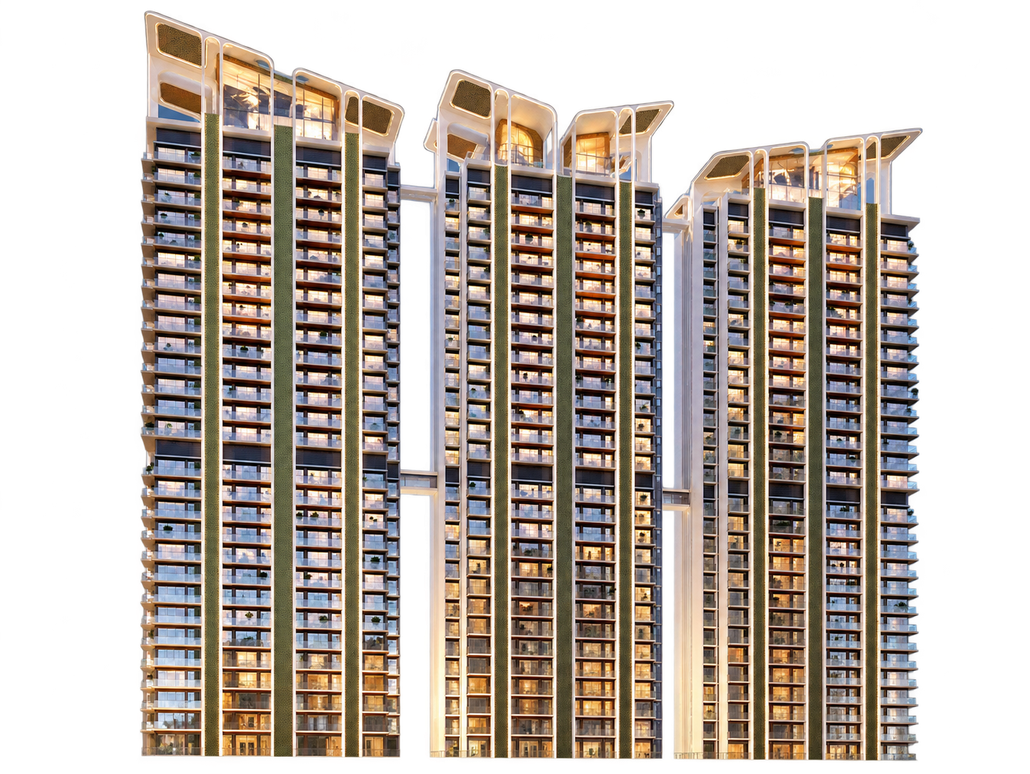 M3M Altitude architectural cutout