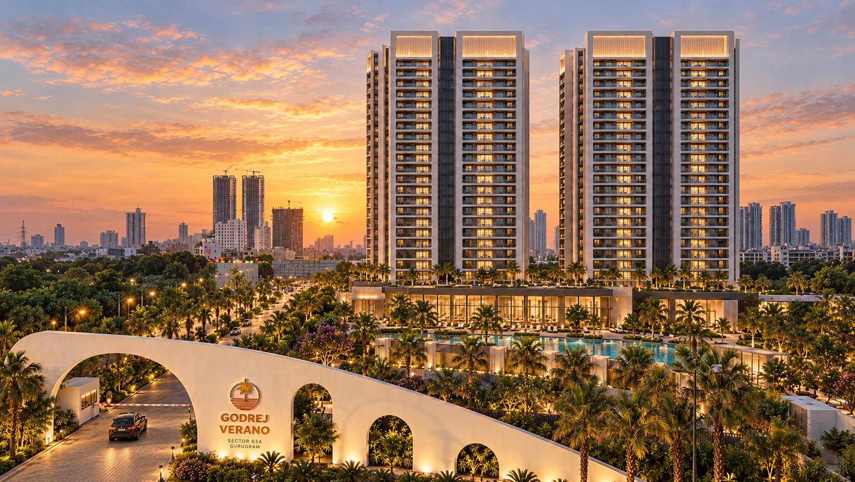 Godrej Verano architectural illustration